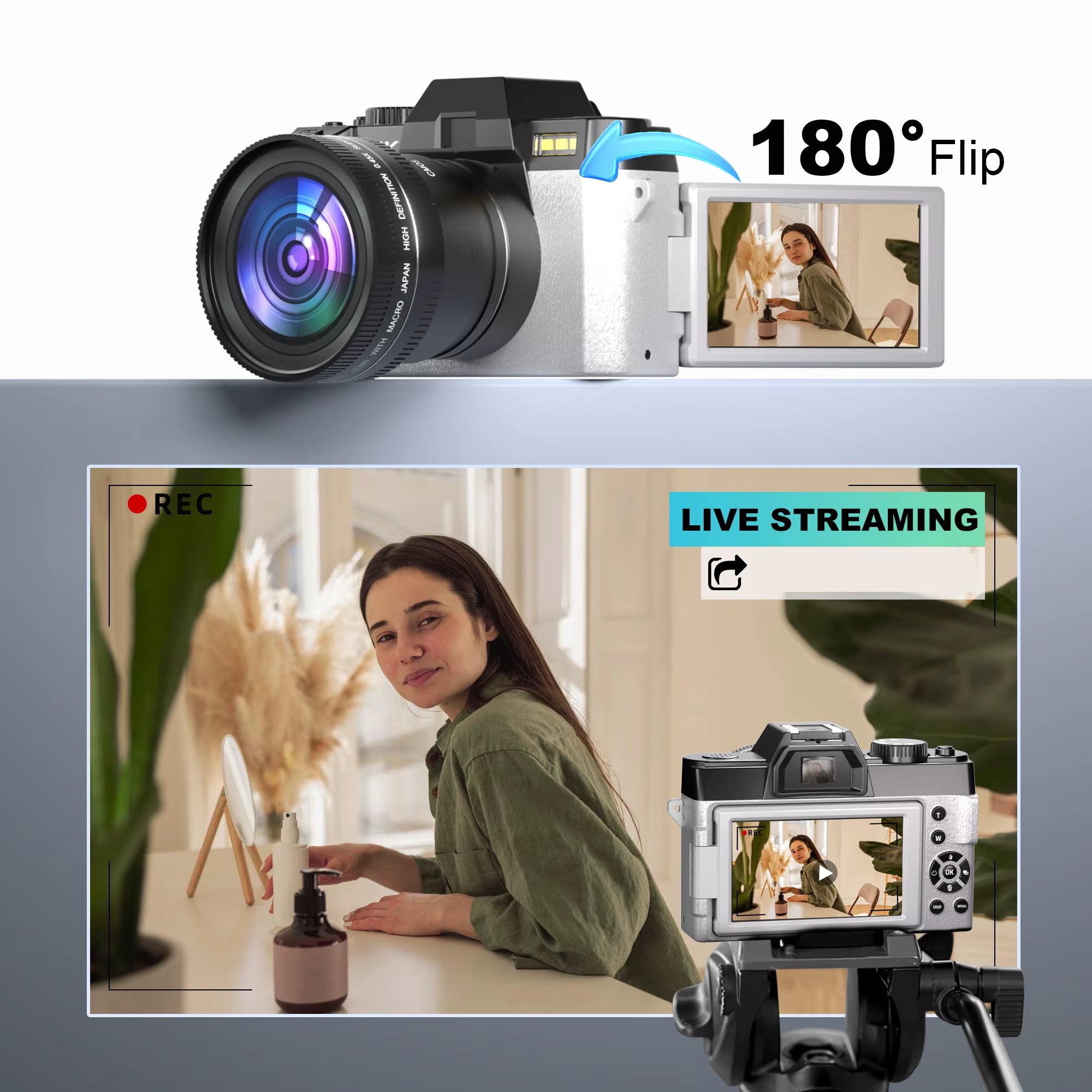 Compact Digital Photography Camera 4K